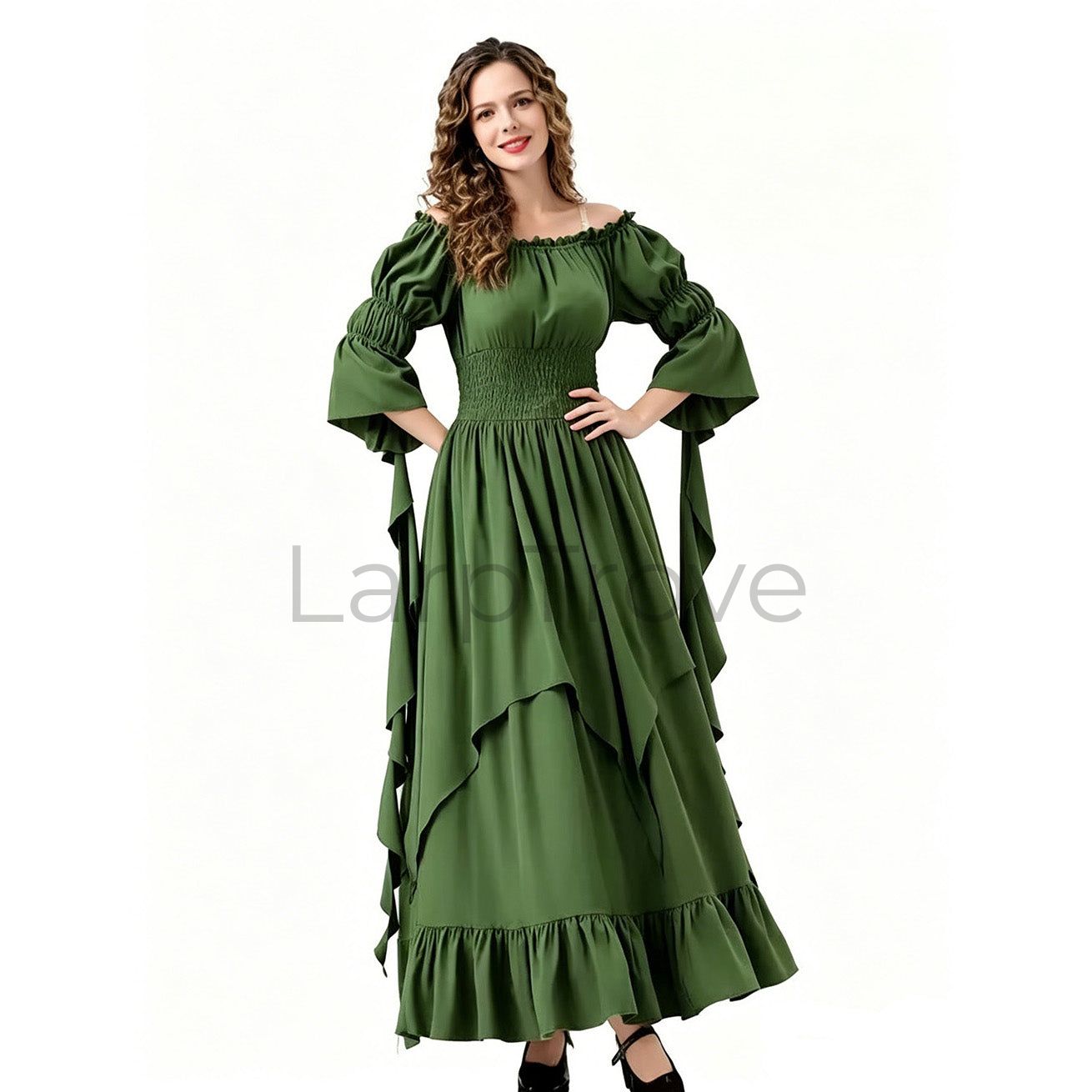 Renaissance Ruffle Gothic Fairy Dress