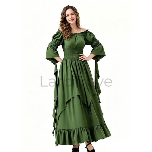 Renaissance Ruffle Gothic Fairy Dress