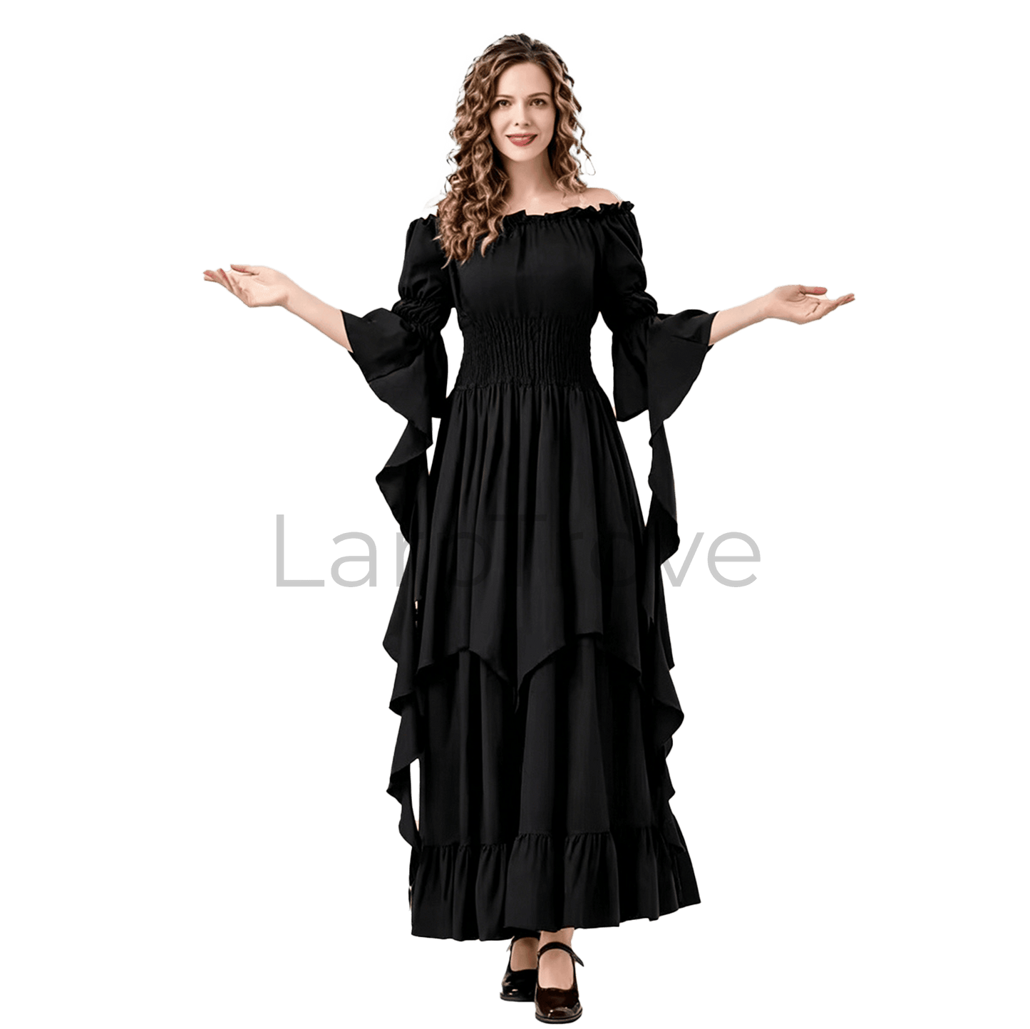 Renaissance Ruffle Gothic Fairy Dress