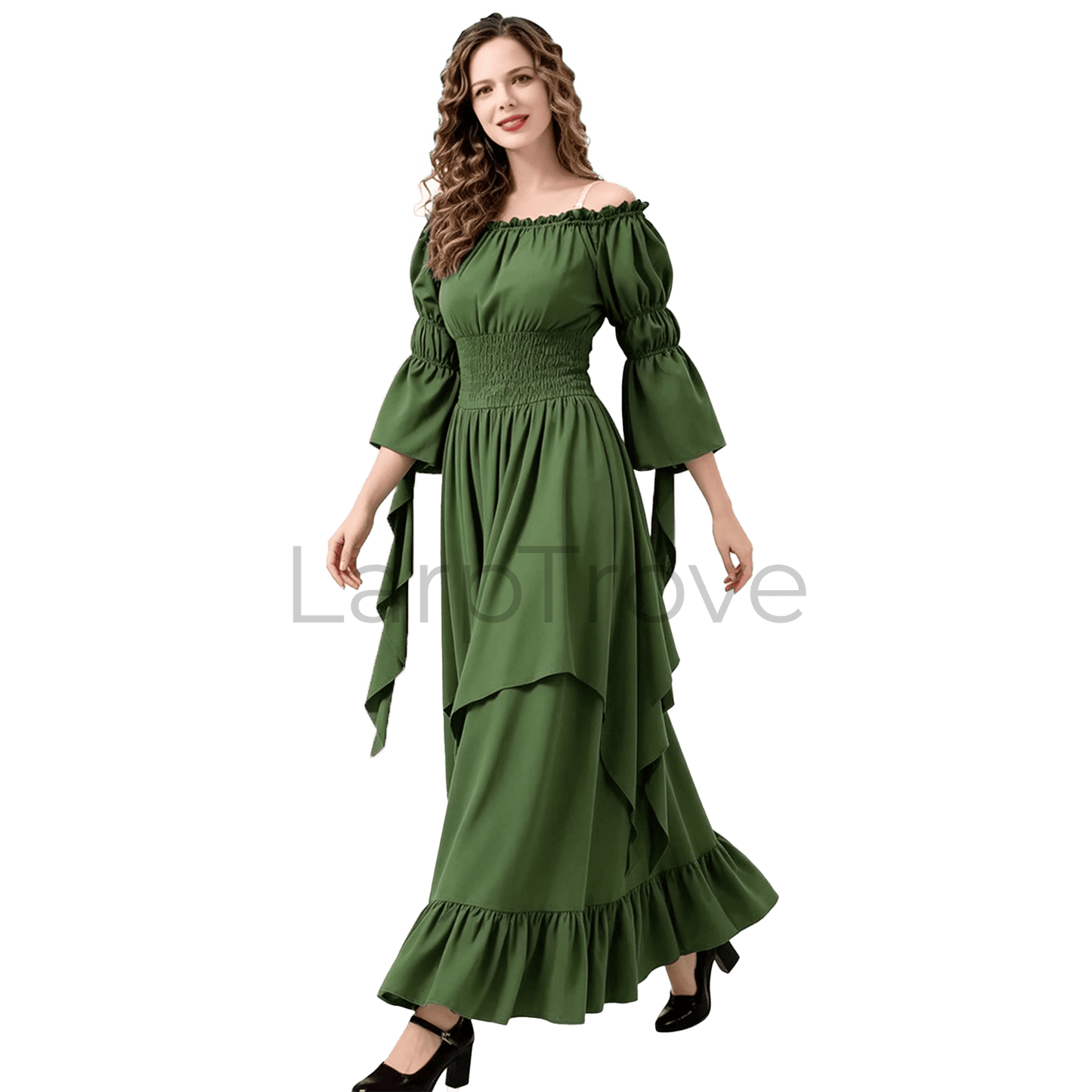 Renaissance Ruffle Gothic Fairy Dress