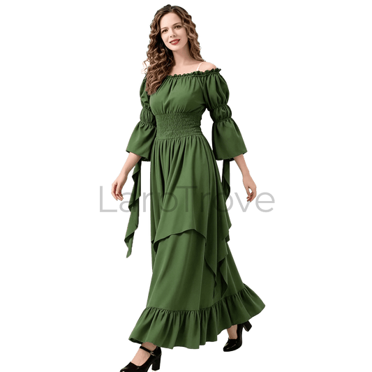 Renaissance Ruffle Gothic Fairy Dress