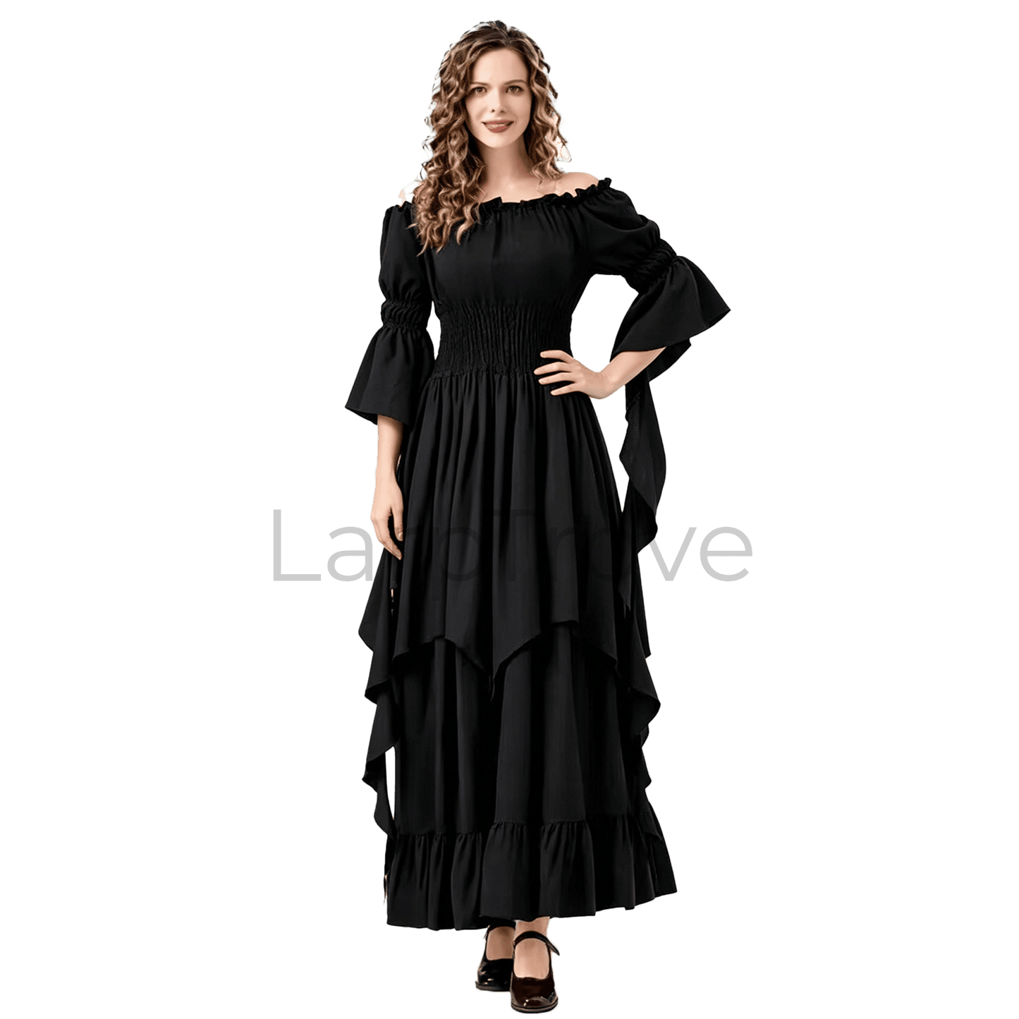 Renaissance Ruffle Gothic Fairy Dress