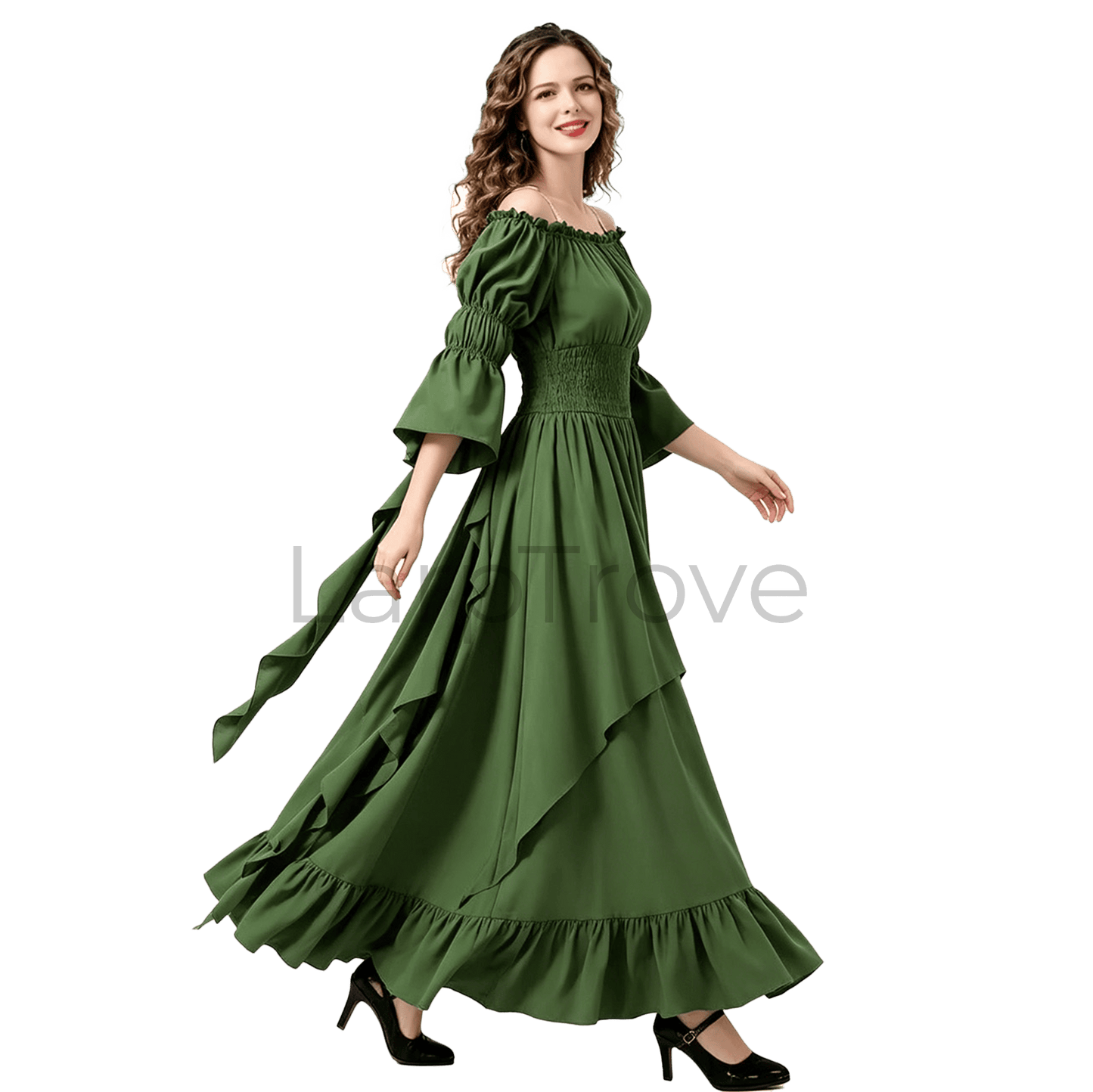 Renaissance Ruffle Gothic Fairy Dress