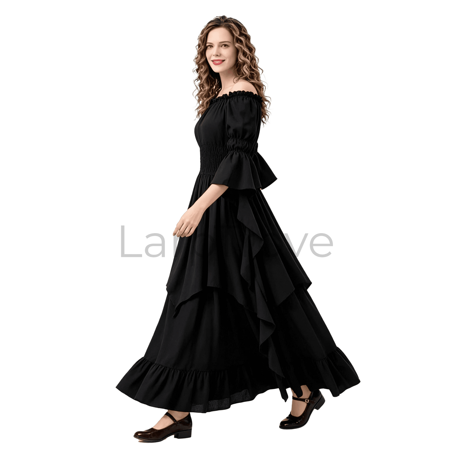 Renaissance Ruffle Gothic Fairy Dress
