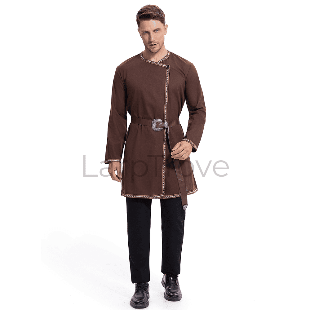 Men's Medieval Warrior Costume Tunic with Belt