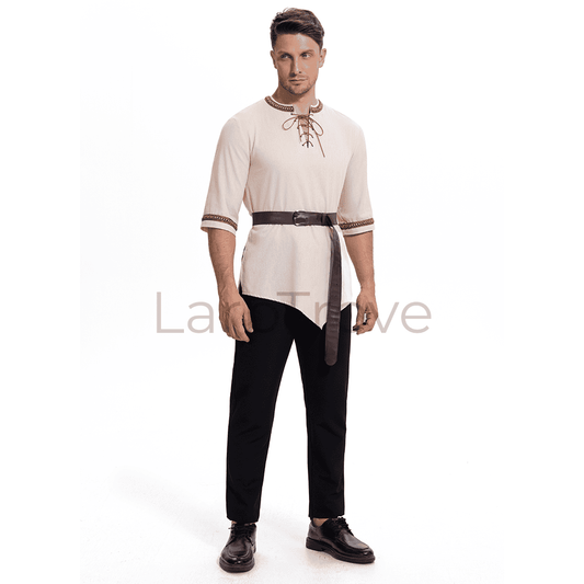 Men's Medieval Tunic Renaissance Pirate with Belt