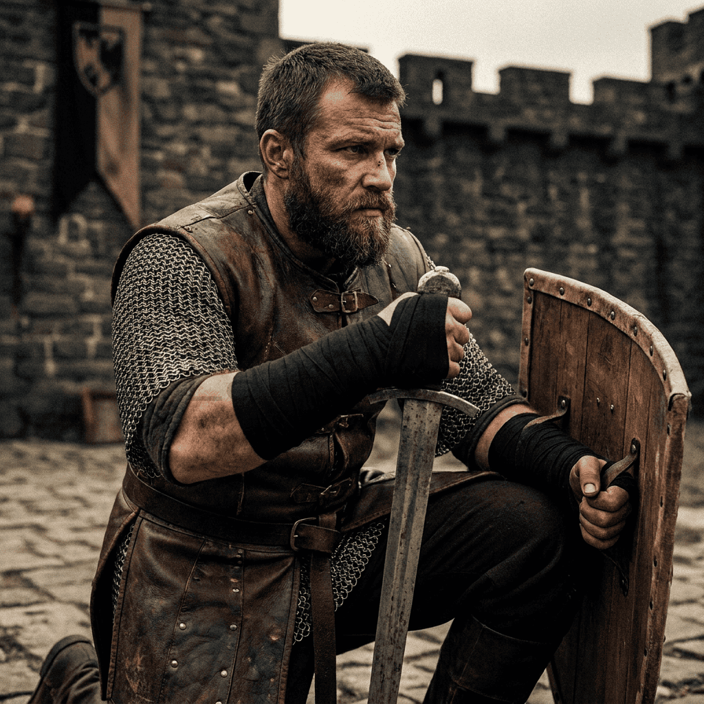 Medieval Hand Wraps Bracers