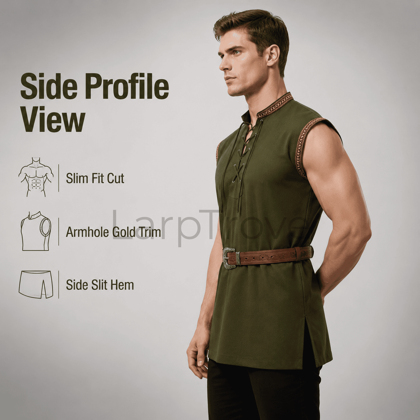 Men's Medieval Tunic Renaissance Costume Top