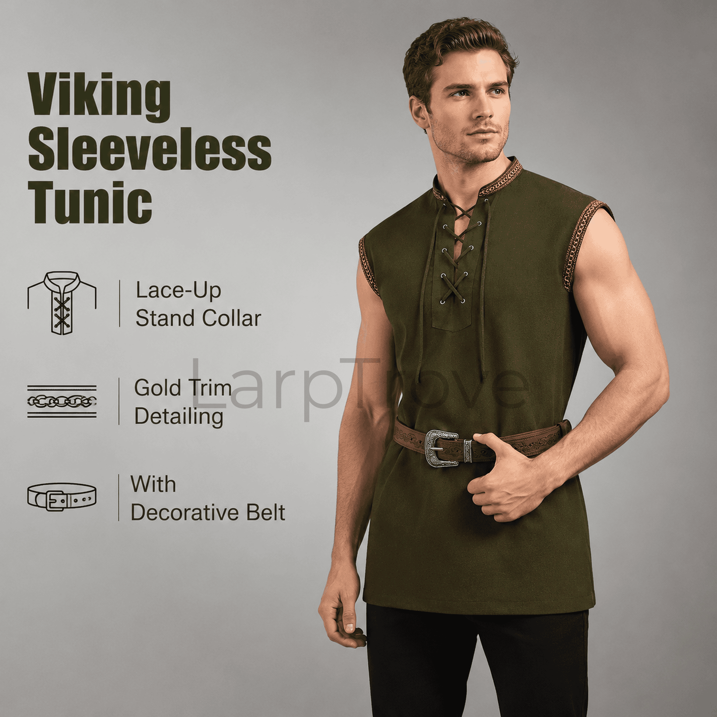 Men's Medieval Tunic Renaissance Costume Top