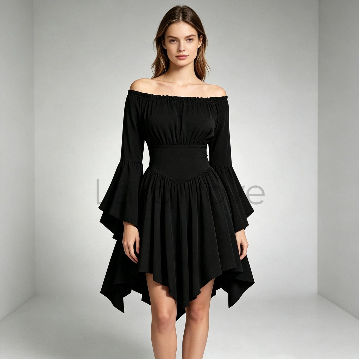 Renaissance Fairy Bell Sleeve Dress