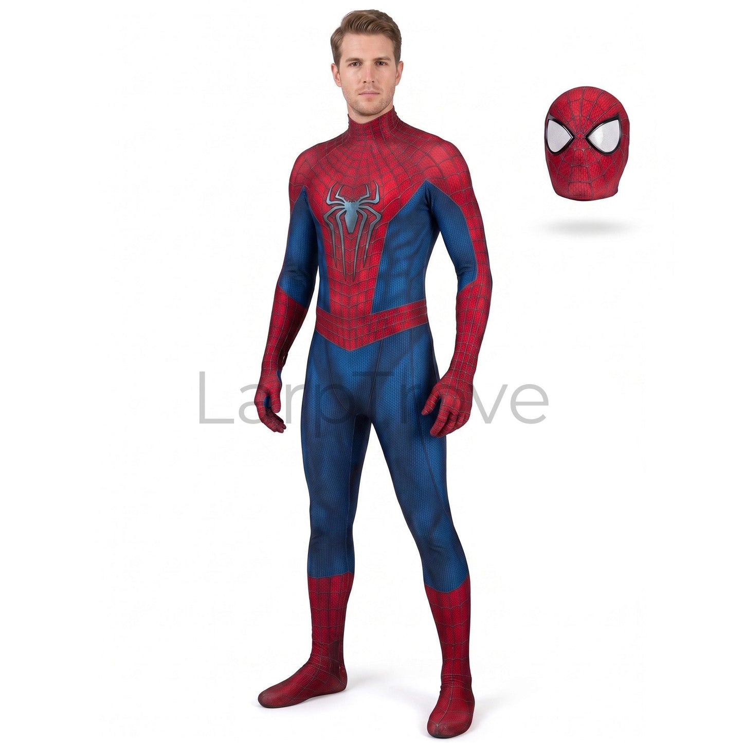 The Amazing Spider 2 Costume Cosplay Bodysuit Jumpsuit Zentai Mask Halloween