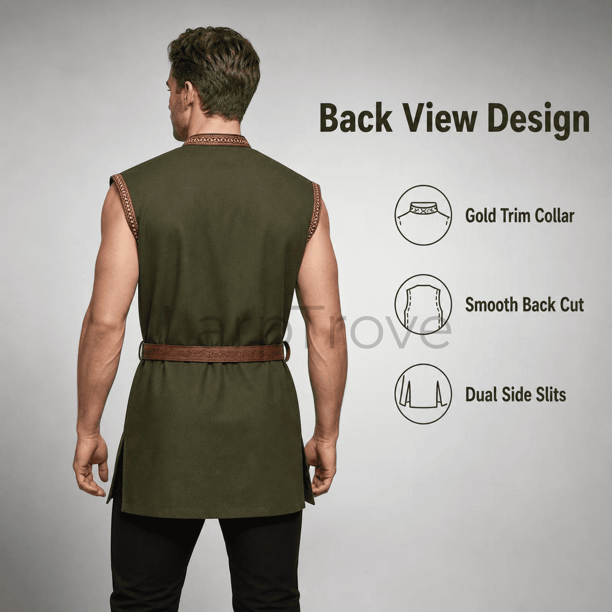 Men's Medieval Tunic Renaissance Costume Top