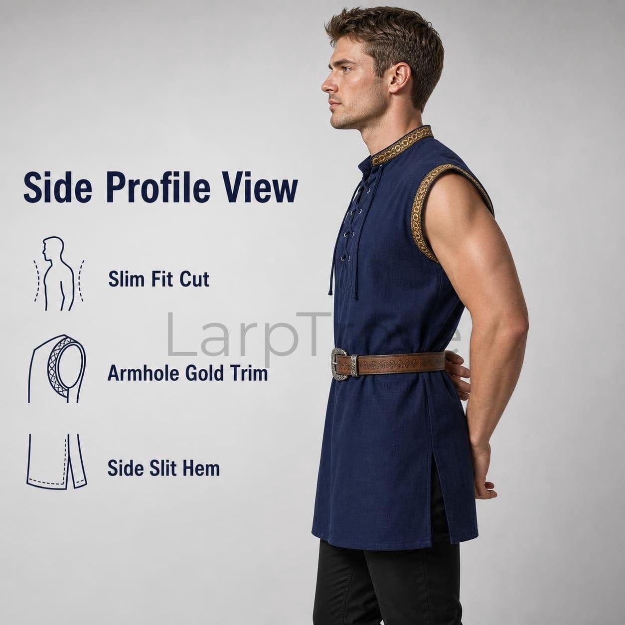 Men's Medieval Tunic Renaissance Costume Top