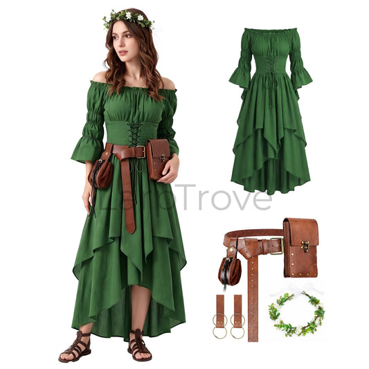 Women Viking Renaissance Medieval Dress