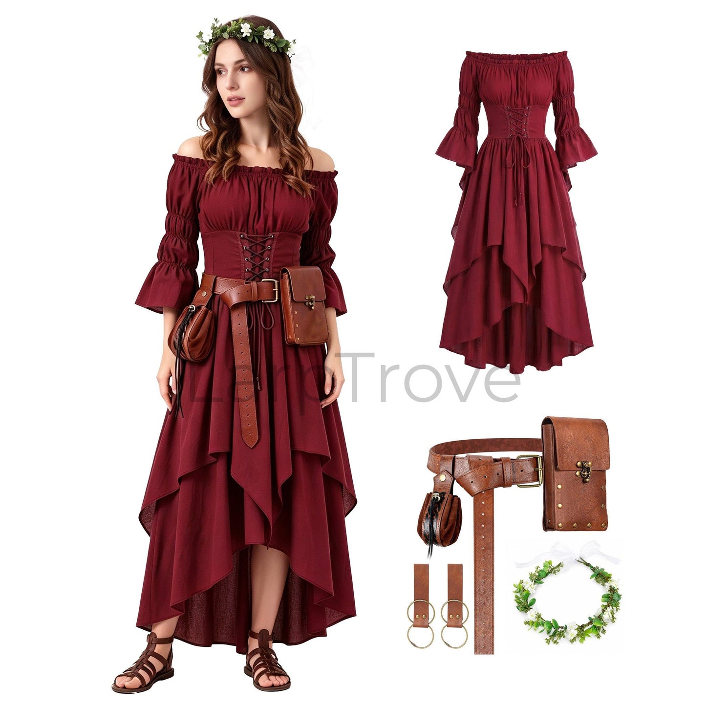 Women Viking Renaissance Medieval Dress