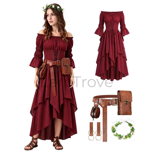 Women Viking Renaissance Medieval Dress