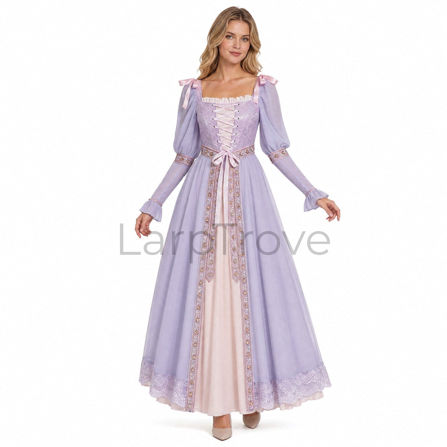 Women's Renaissance Dress Medieval Costume Gown