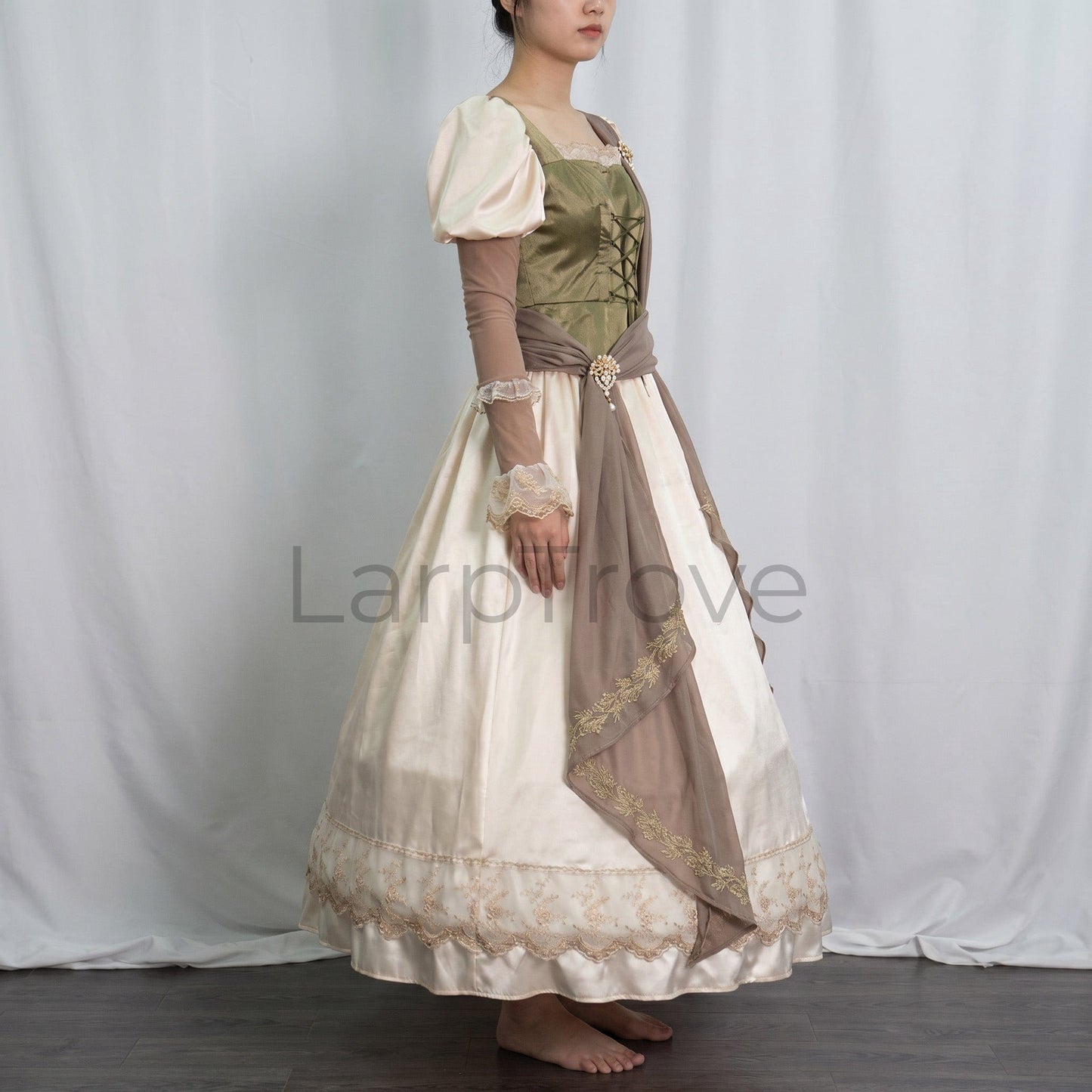 Women's Medieval Renaissance Dress Costume Ball Gown