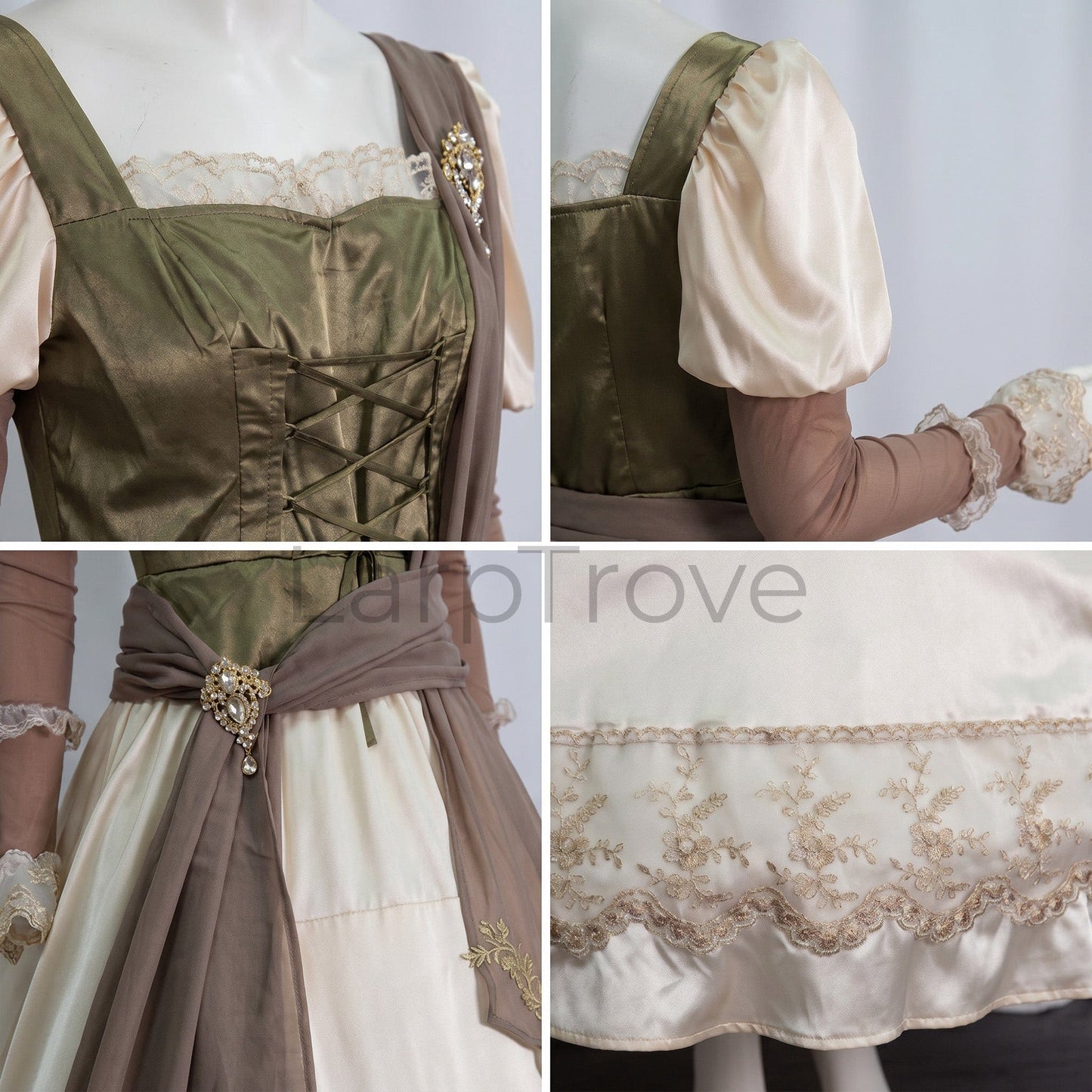 Women's Medieval Renaissance Dress Costume Ball Gown