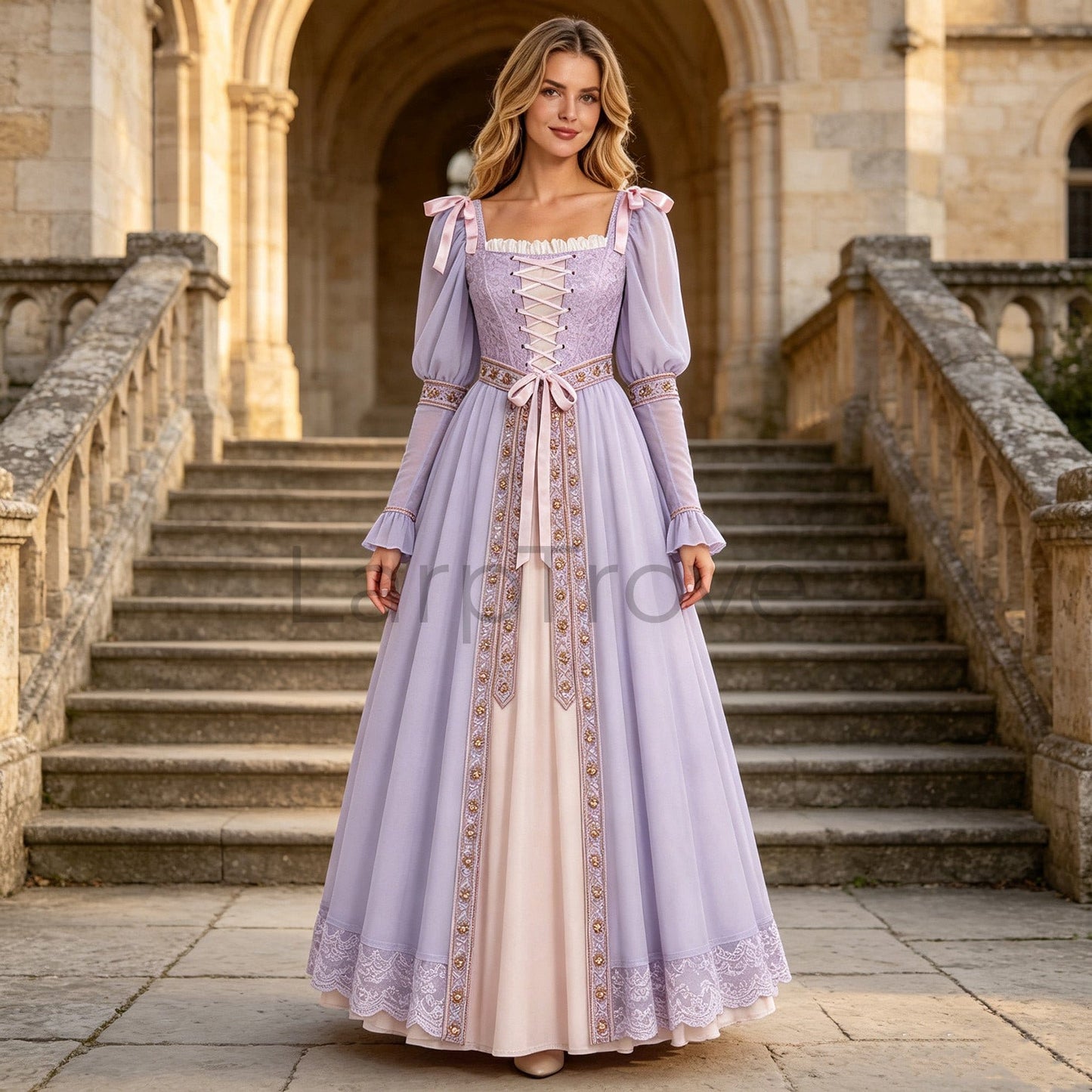 Women's Renaissance Dress Medieval Costume Gown