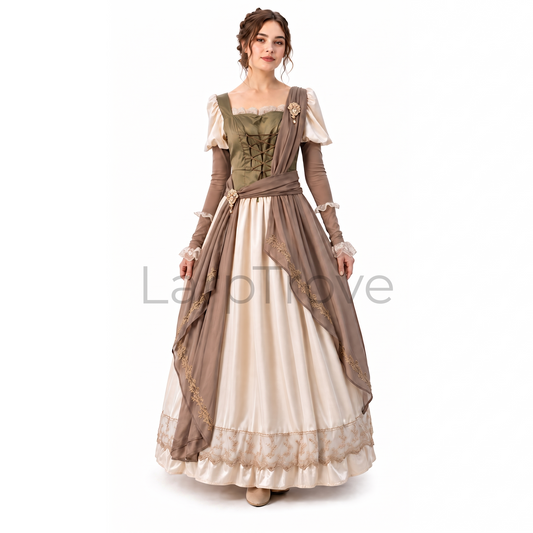 Women's Medieval Renaissance Dress Costume Ball Gown