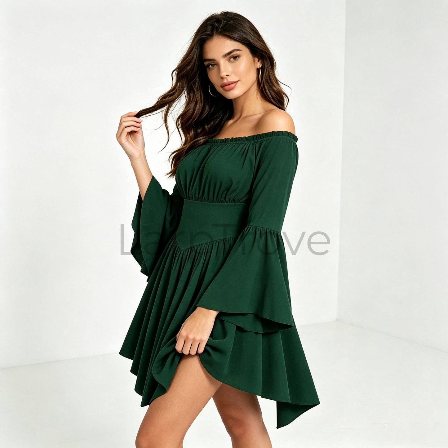 Renaissance Fairy Bell Sleeve Dress