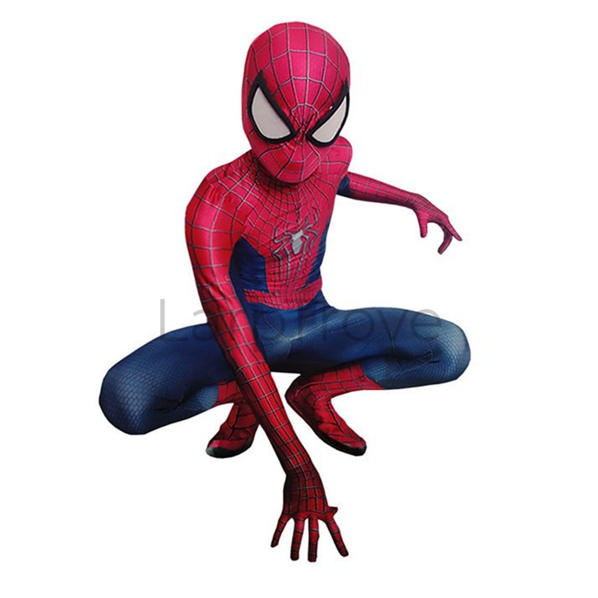 The Amazing Spider 2 Costume Cosplay Bodysuit Jumpsuit Zentai Mask Halloween